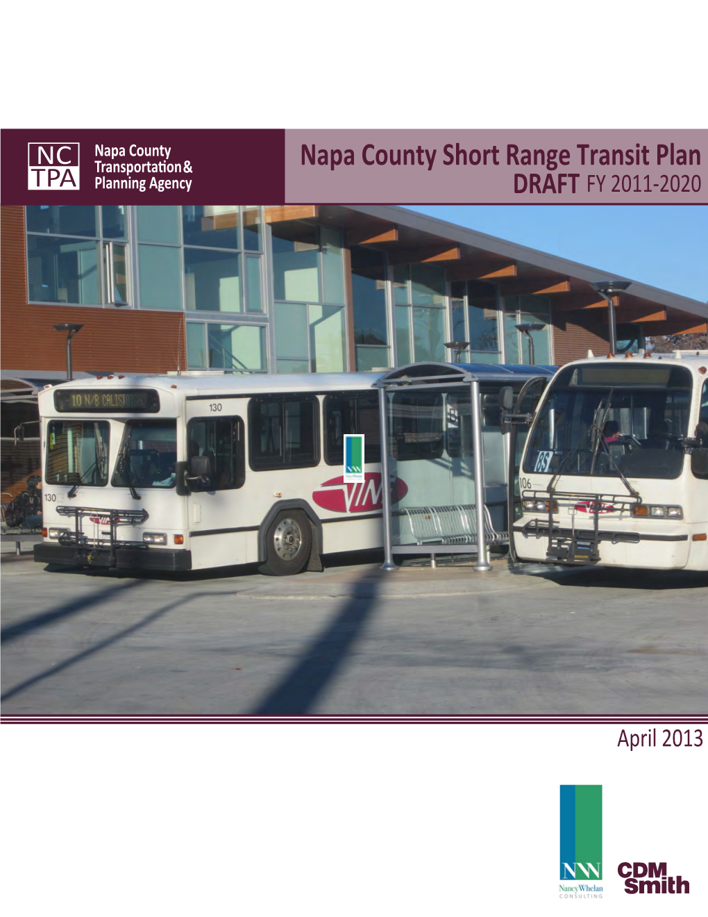 Napa County Short Range Transit Plan TPA Planning Agency DRAFT FY 2011-2020