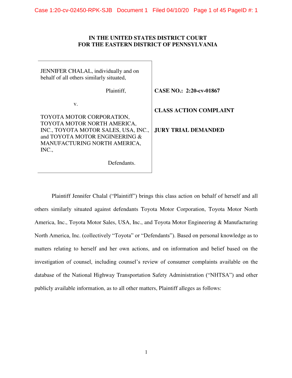 Toyota, Lexus Defective Low-Pressure Fuel Pump Complaint