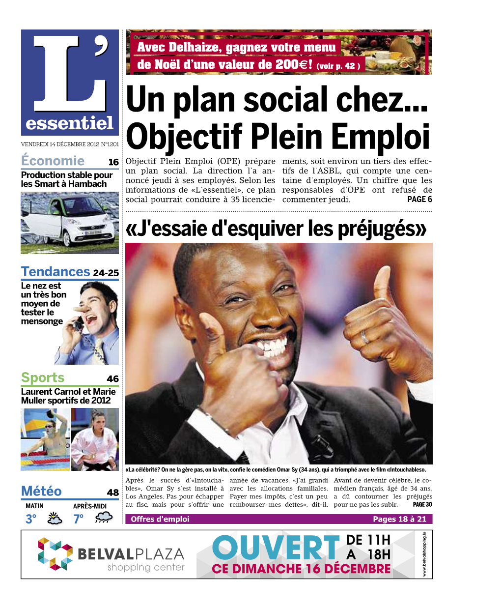 Un Plan Social Chez... Objectif Plein Emploi