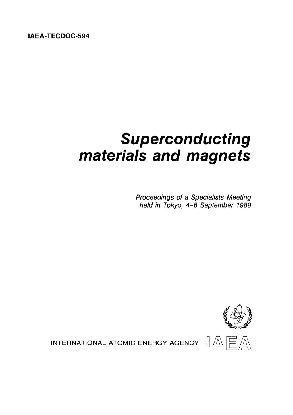 Superconducting Materials and Magnets