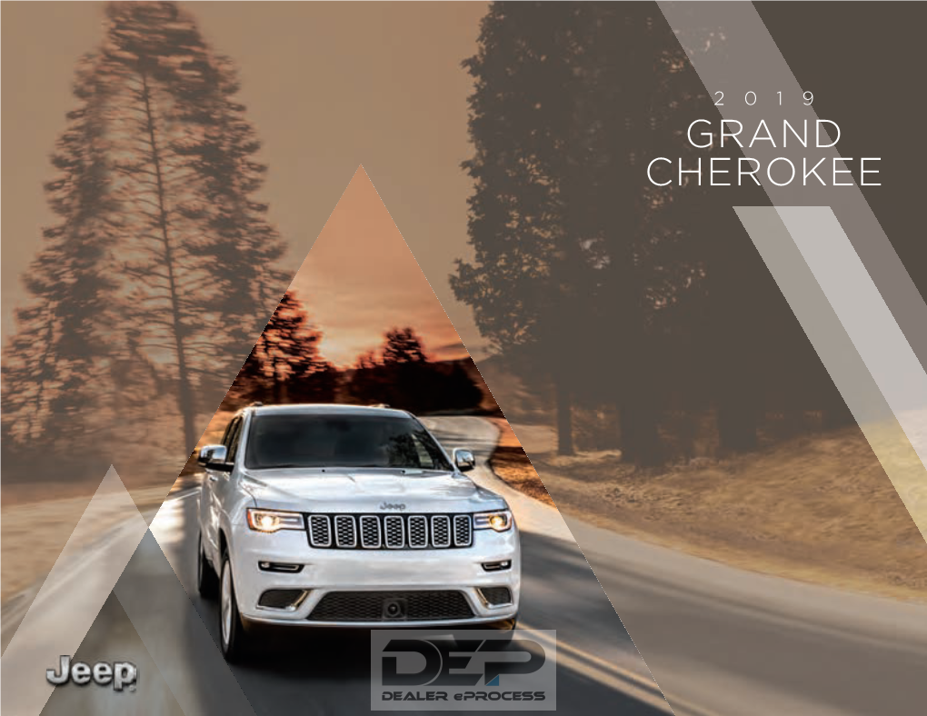 Grand Cherokee the Power to Table of Contents Summit®