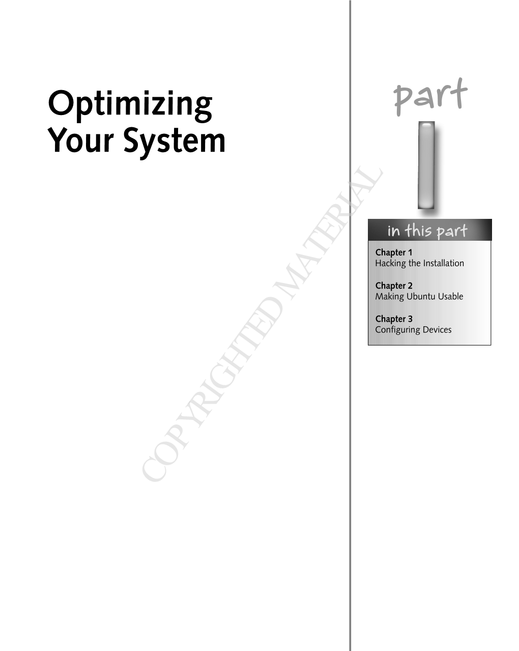 Optimizing Your System