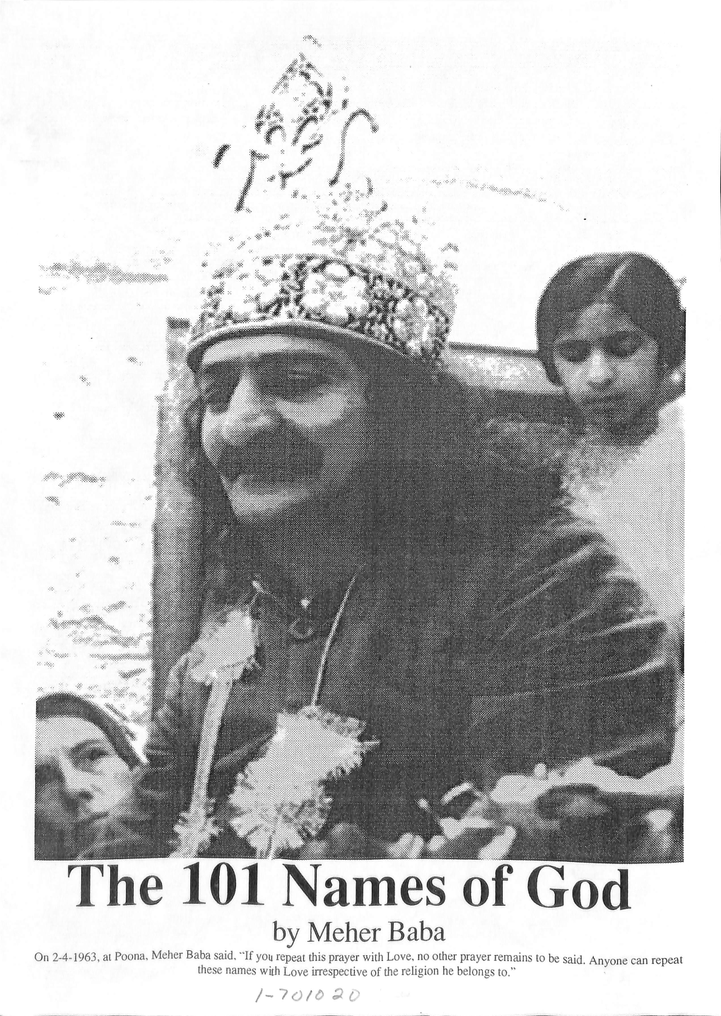 The 101 Names of God by Meher Baba on 2-4-1963, at Poona, Meher Baba Said