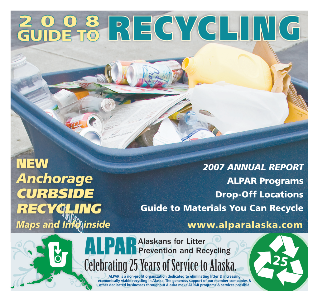 2 0 0 8 Guide to Recycling