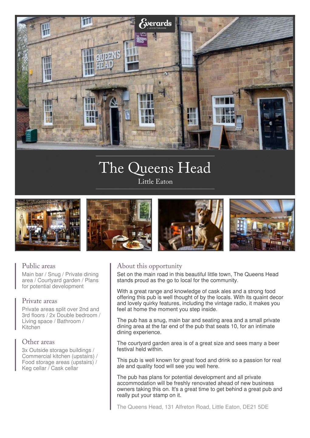 The Queens Head in Little Eaton