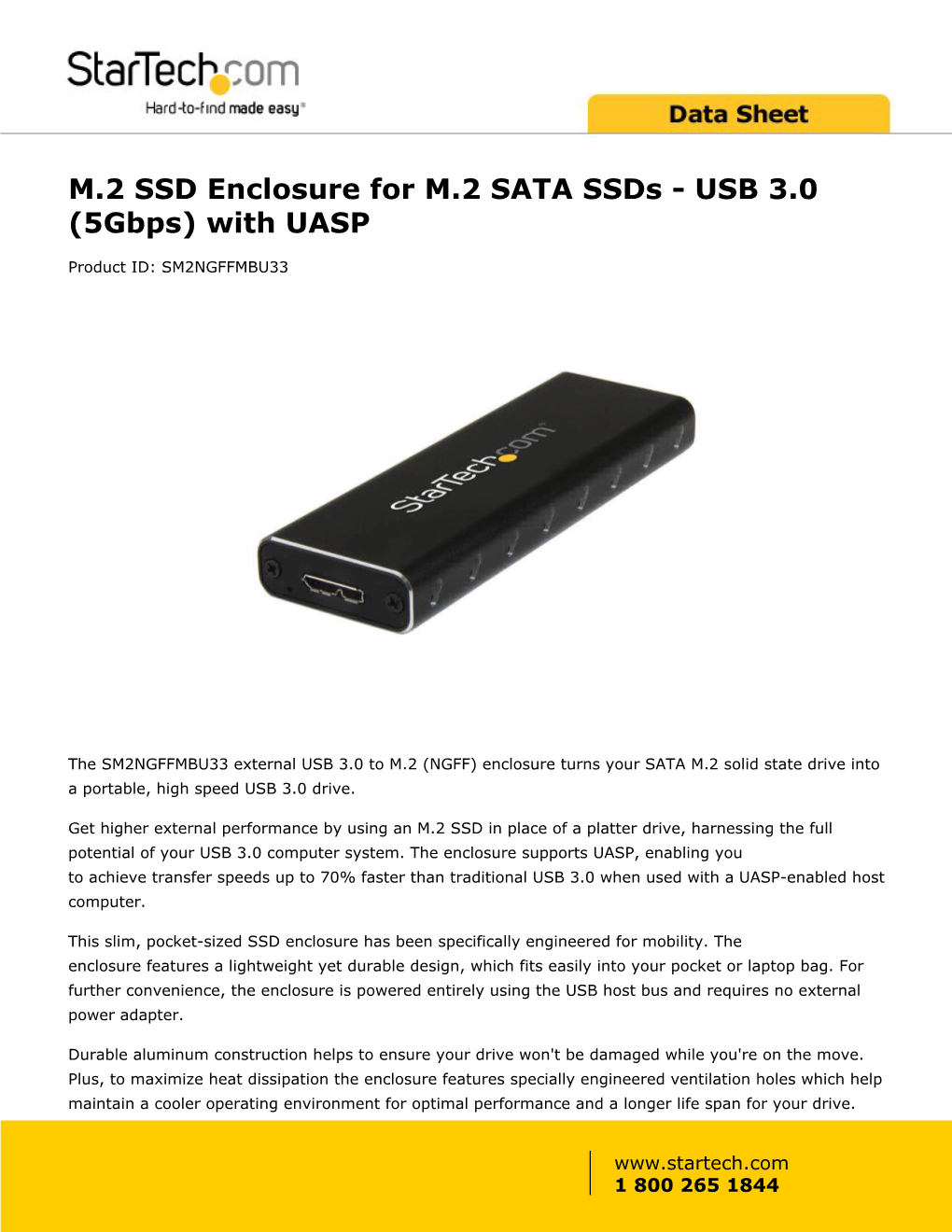 M.2 External SSD Enclosure