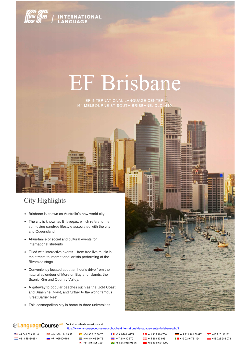 EF International Language Center, Brisbane