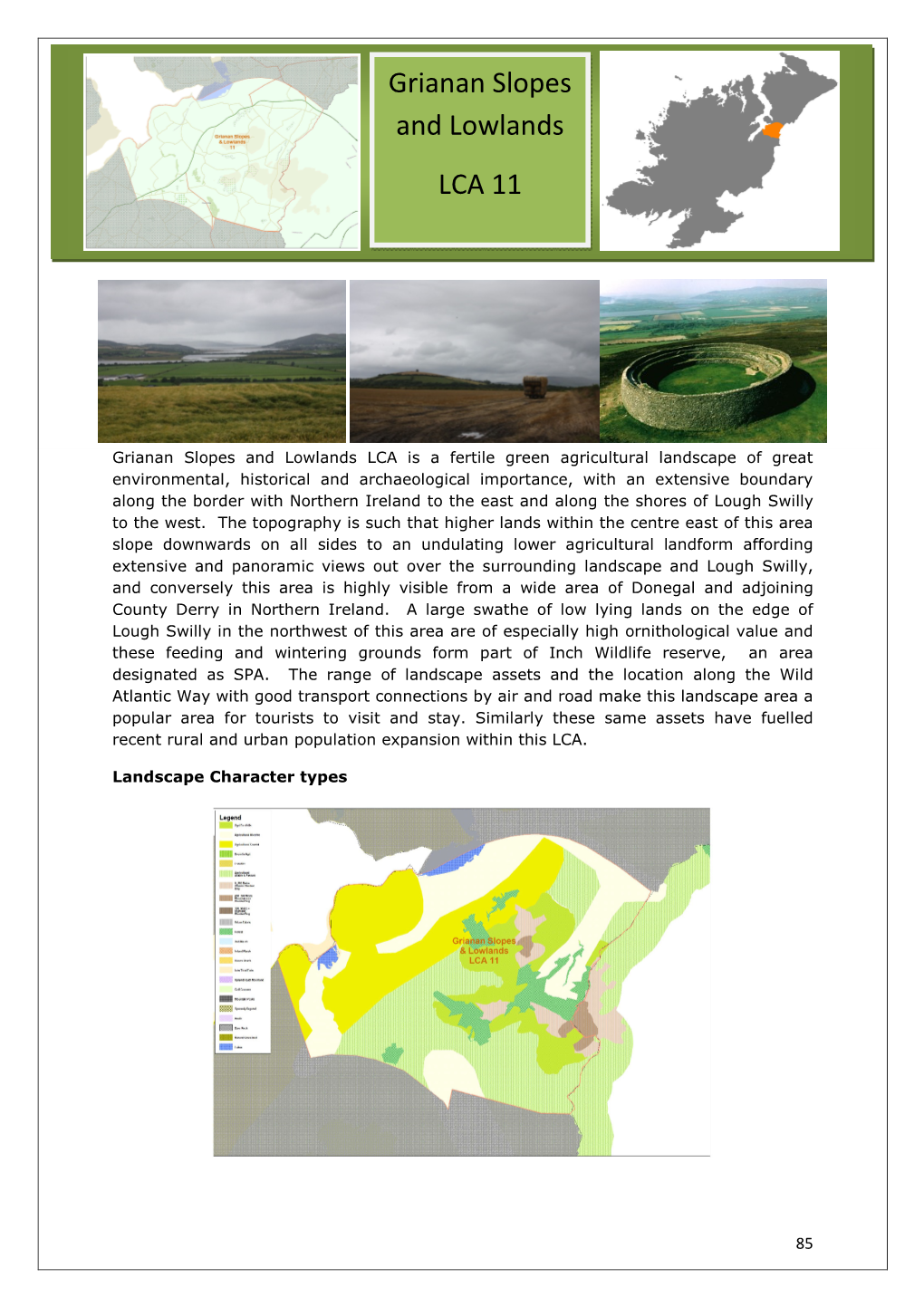 Grianan Slopes and Lowlands LCA 11