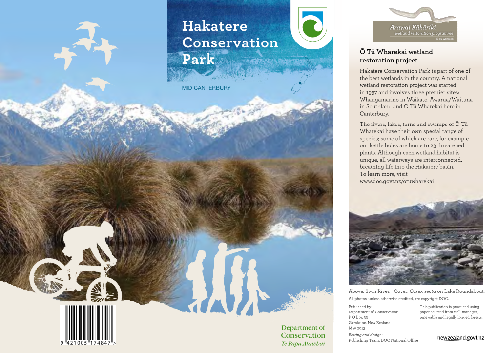 Hakatere Conservation Park Brochure And