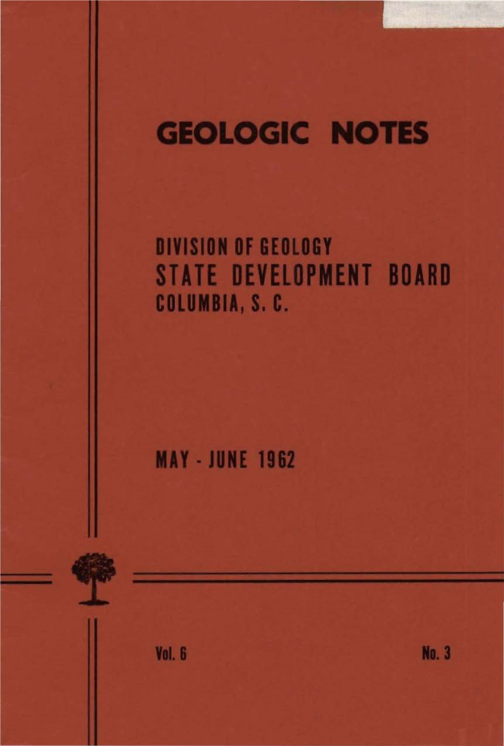 DNR GS Geologic Notes 1962-05