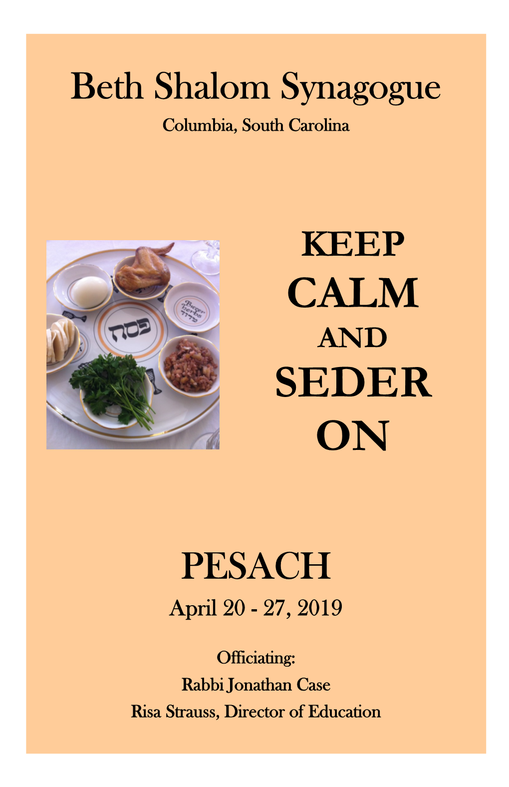 Calm Seder On