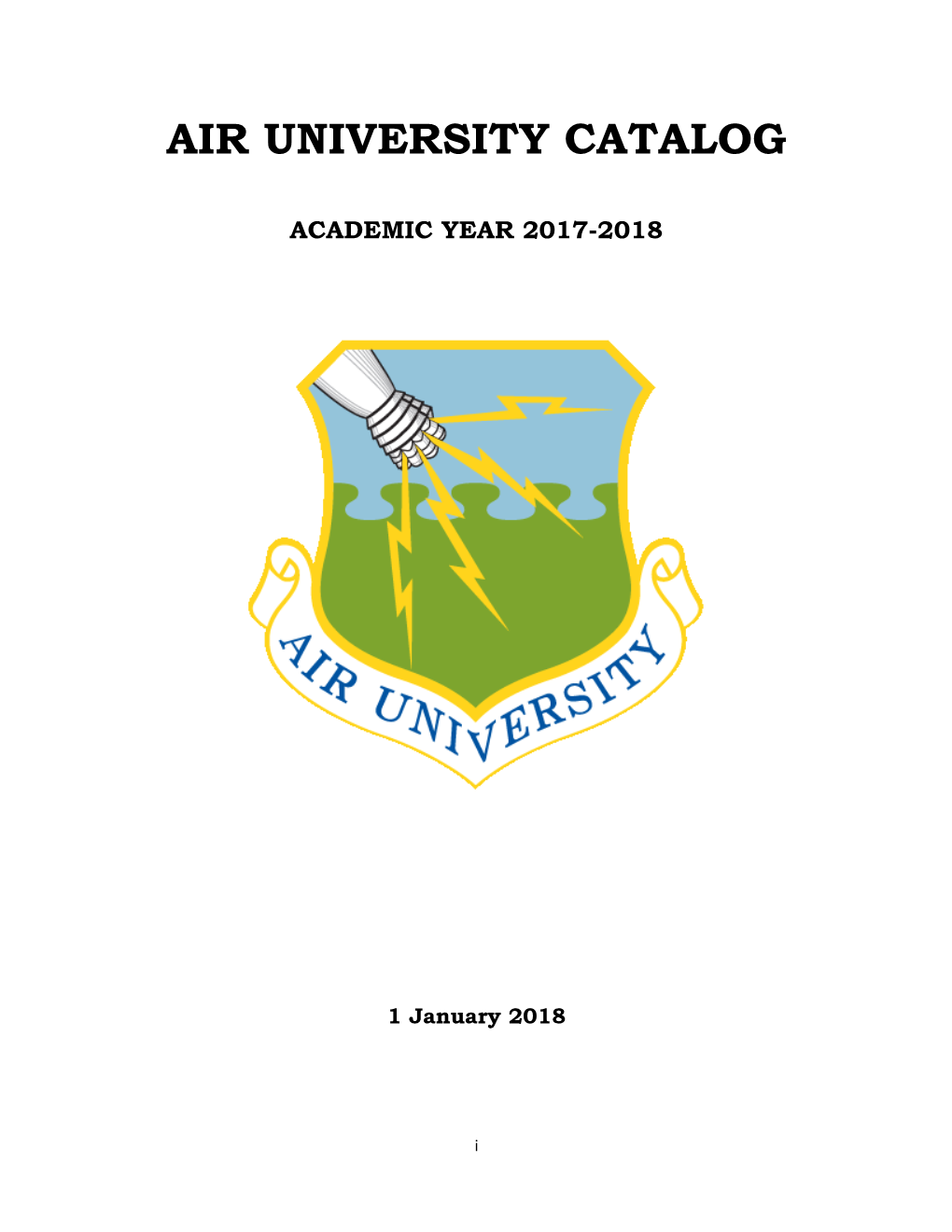 Air University Catalog