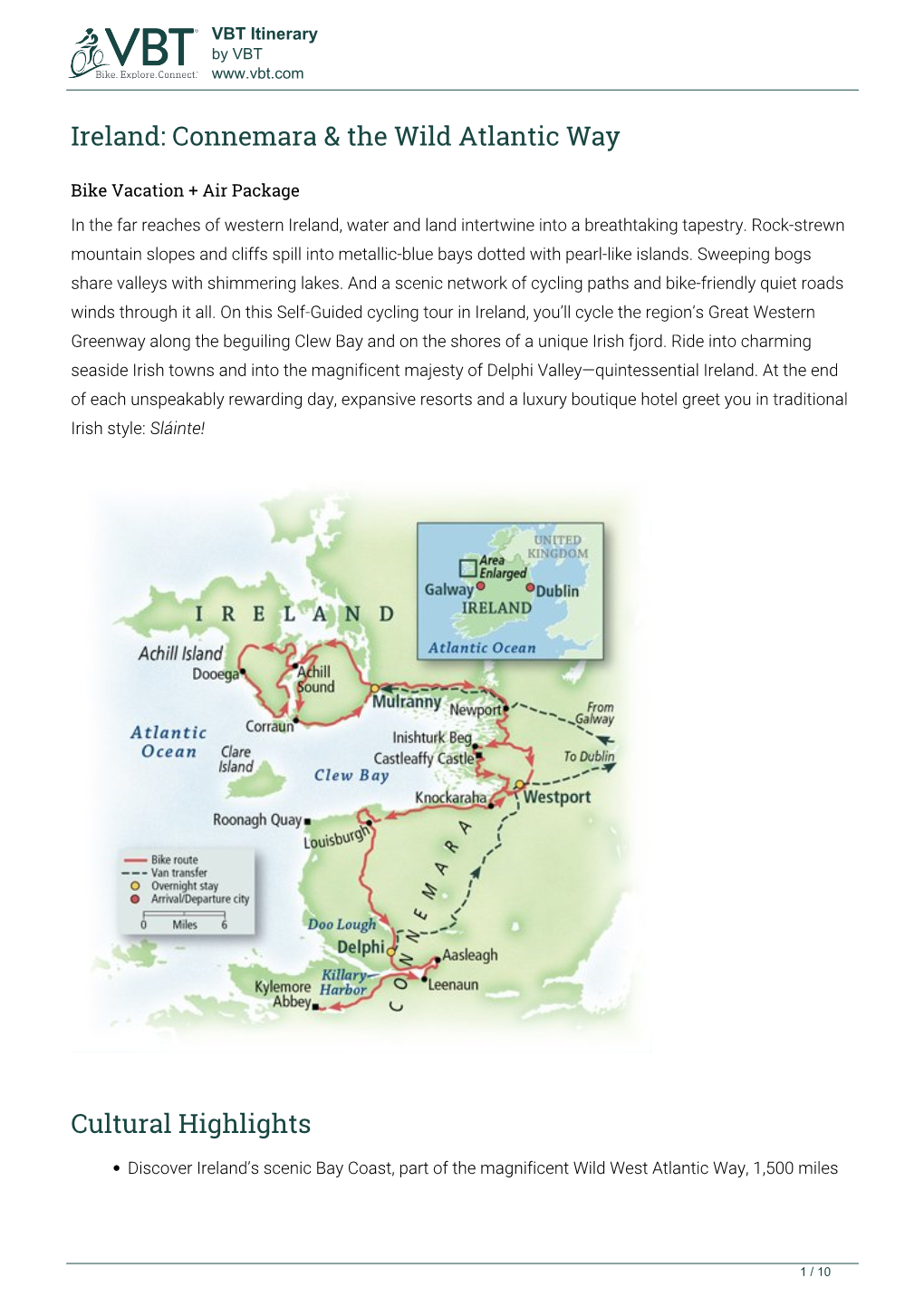 Mulranny to Westport on the Great Western Greenway / Move on Day Enjoy a Glorious Day of Cycling the Great Western Greenway at a Pace That Suits You