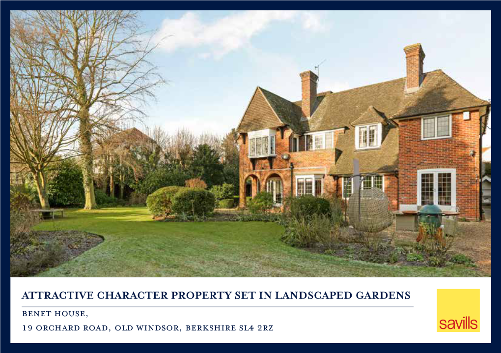 Attractive Character Property Set in Landscaped