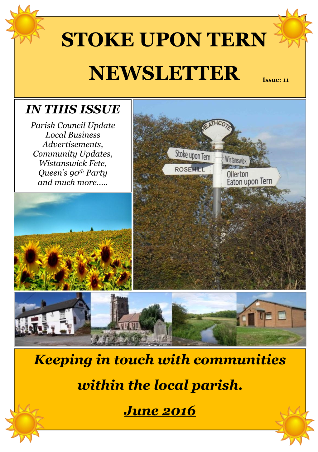 STOKE UPON TERN NEWSLETTER Issue