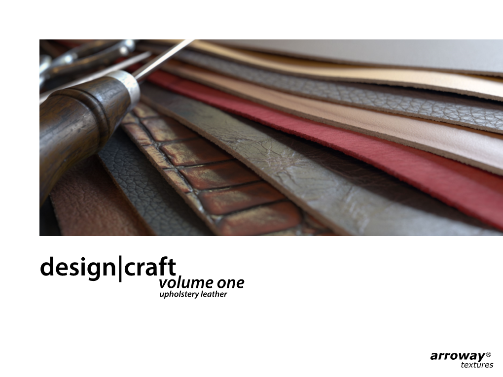 Design|Craft Volume One Upholstery Leather