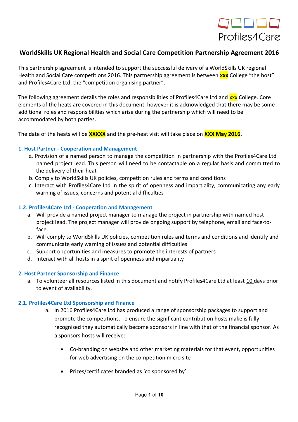 Service Level Agreement s5