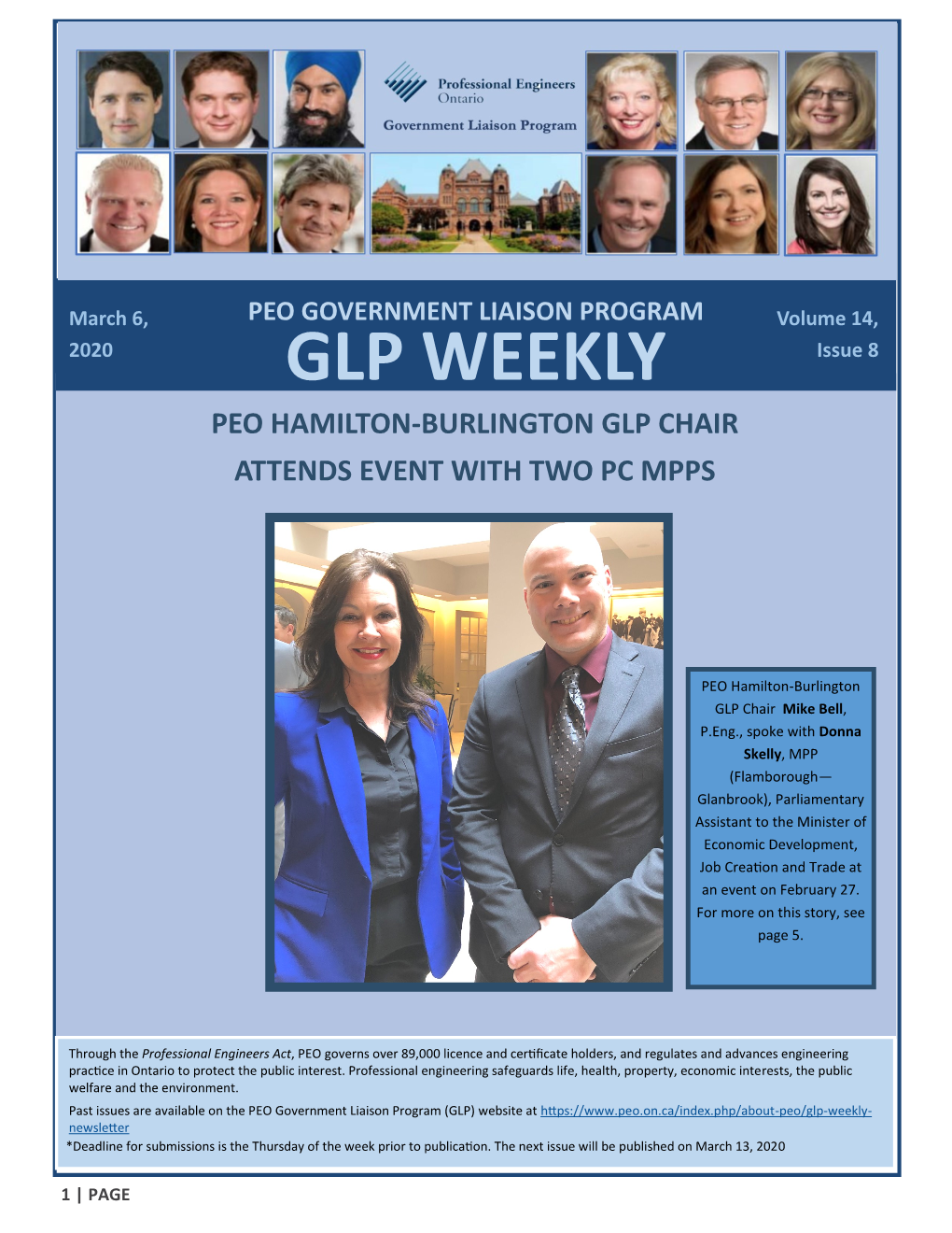 GLP Weekly March 6, 2020