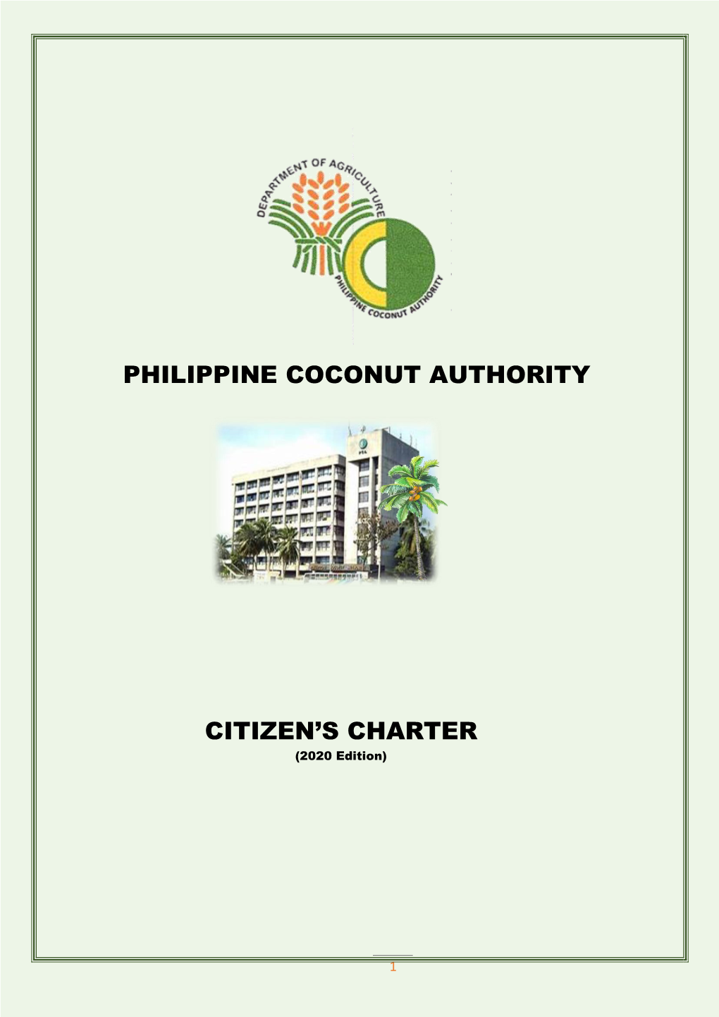 PCA Citizen's Charter