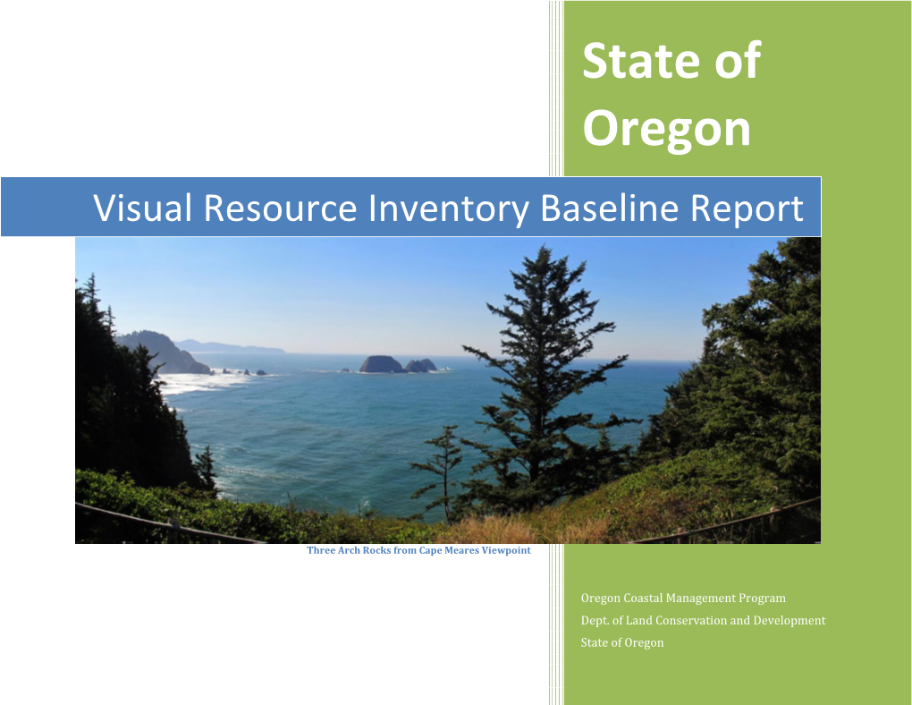 Visual Resource Inventory Baseline Report
