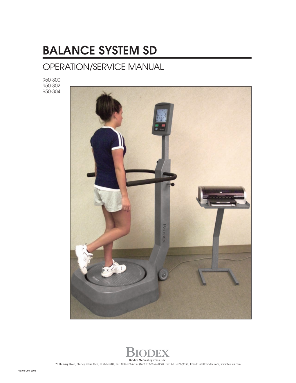 Balance System Sd Biodex