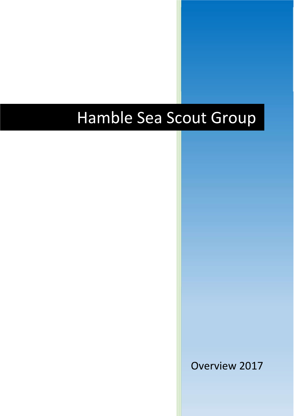 Hamble Sea Scout Group
