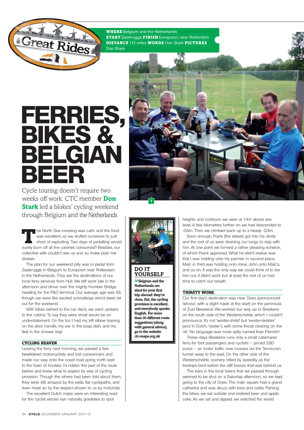 Ferries, Bikes & Belgian Beer