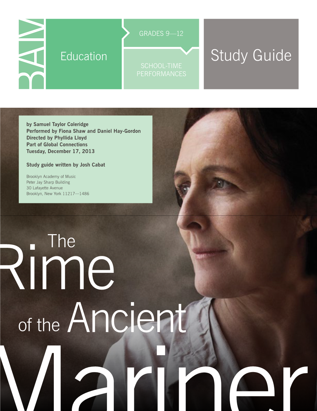 Rime of the Ancient Mariner Study Guide