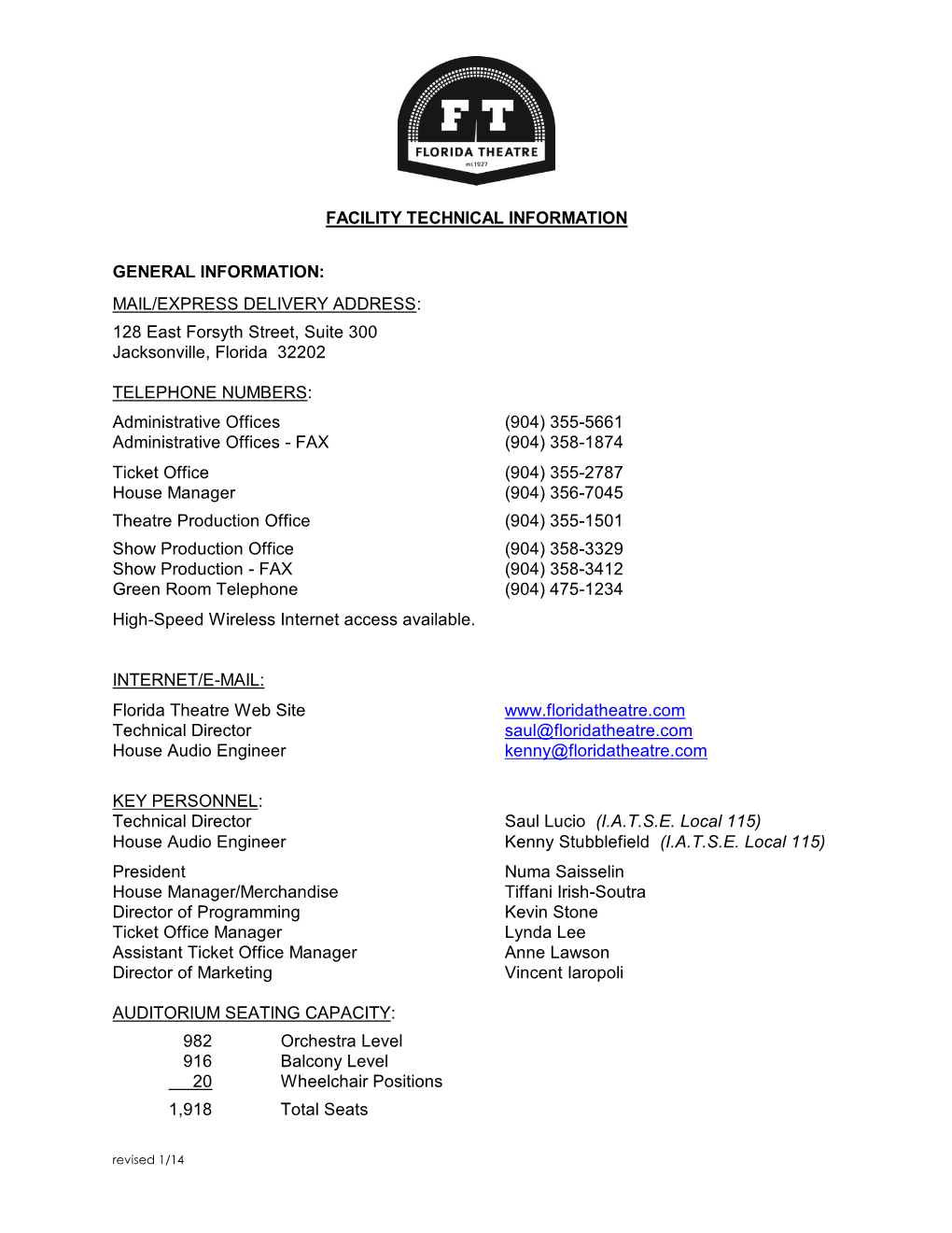 Technical Specifications