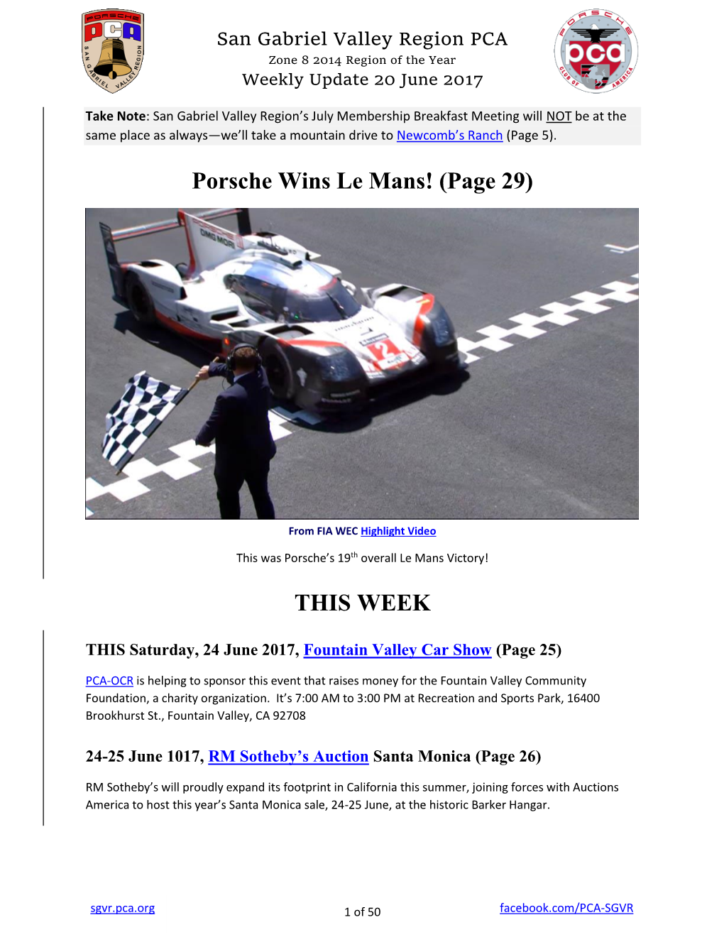 Porsche Wins Le Mans! (Page 29)
