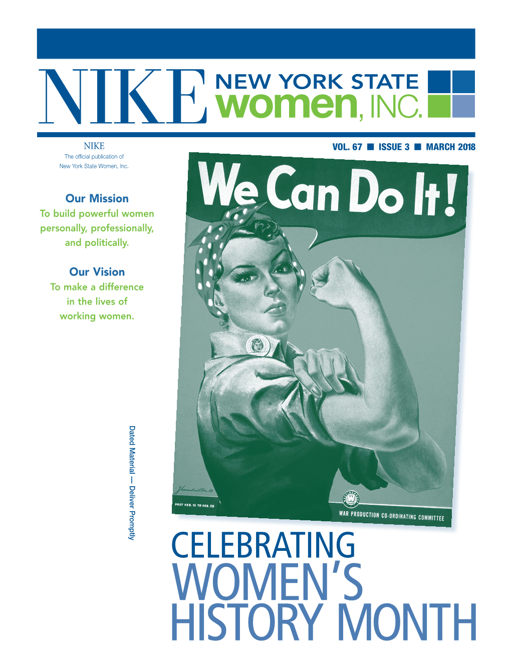 MARCH 2018 the Official Publication of New York State Women, Inc