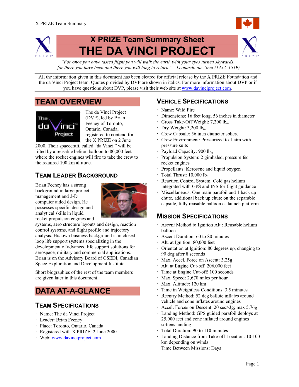 The Da Vinci Project