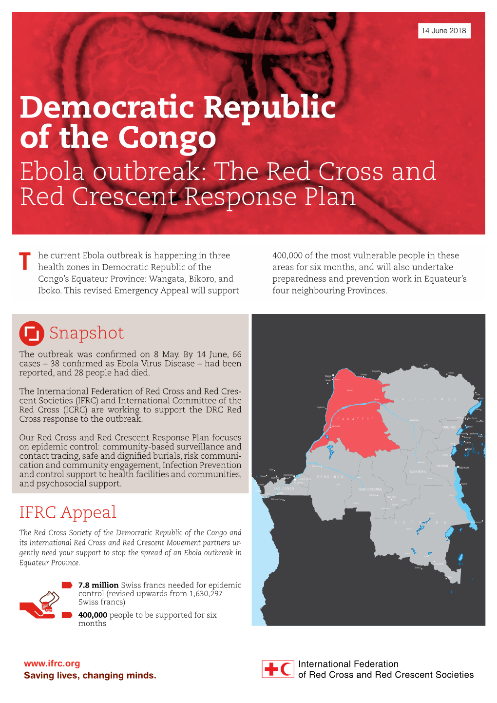 Democratic Republic of the Congo Ebola Outbreak: the Red Cross and Red Crescent Response Plan