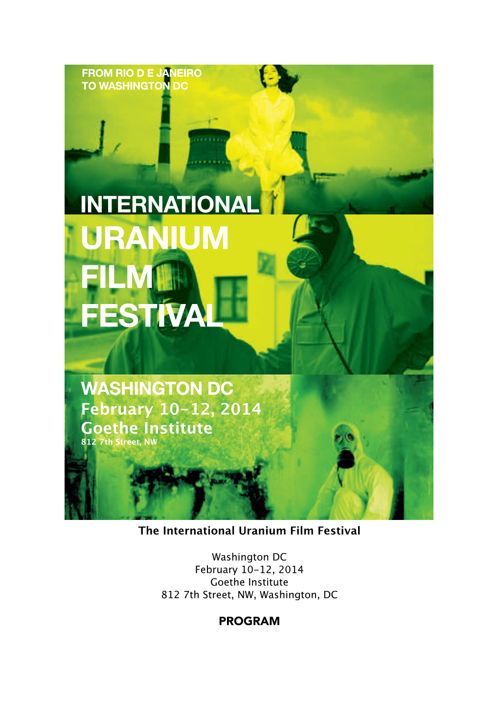WASHINGTON Uranium Film Festival 2014 Program