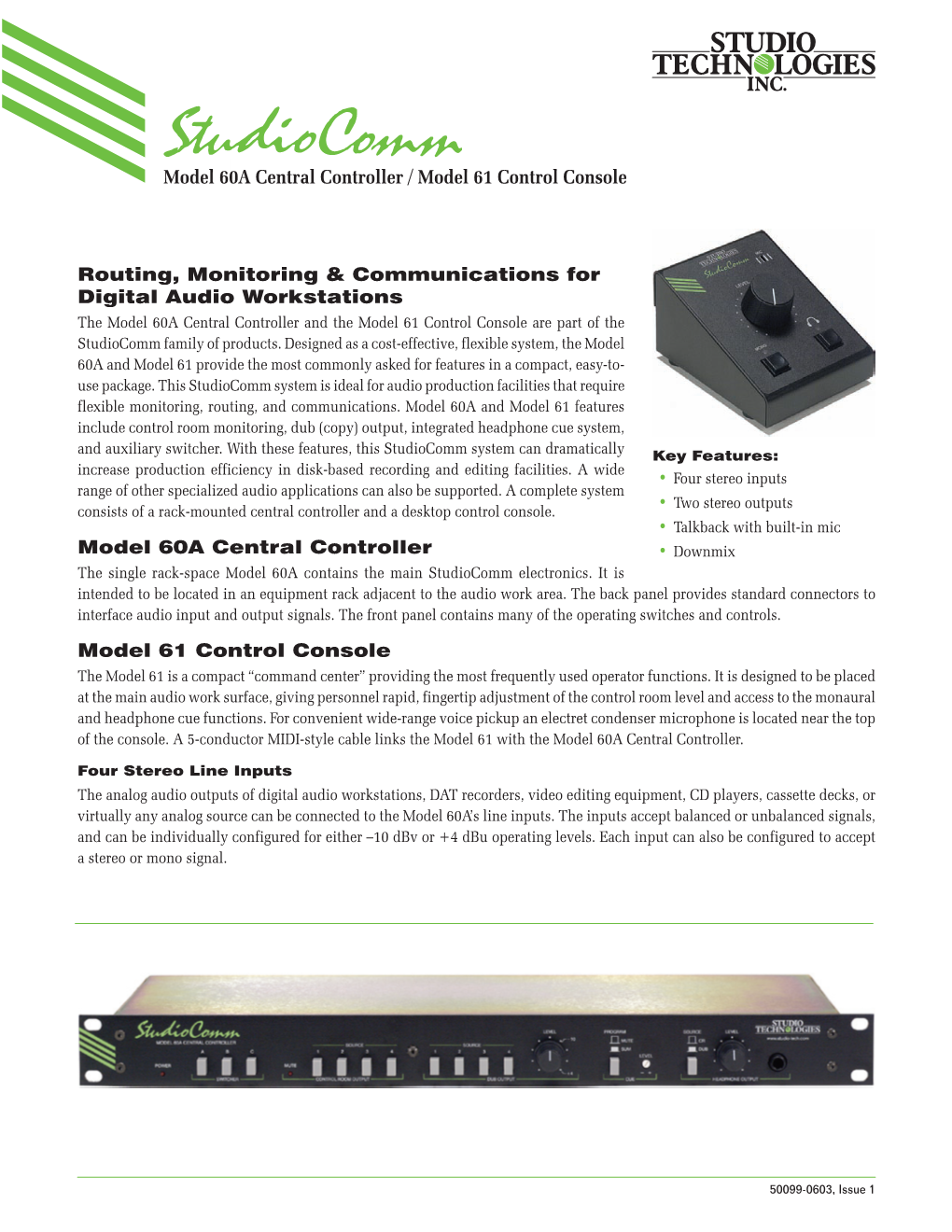 Routing, Monitoring & Communications for Digital Audio