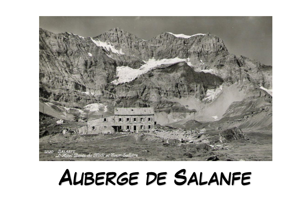 Auberge De Salanfe