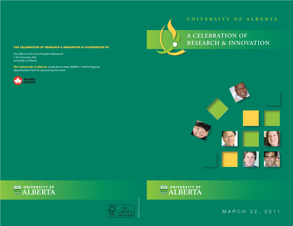 2011 Celebration of Research and Innovation Program (PDF)