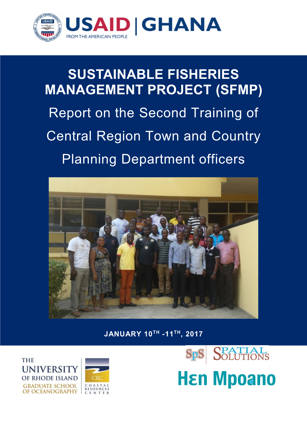 Report on the Second Training of Central Region Town and Country Planning Department Officers