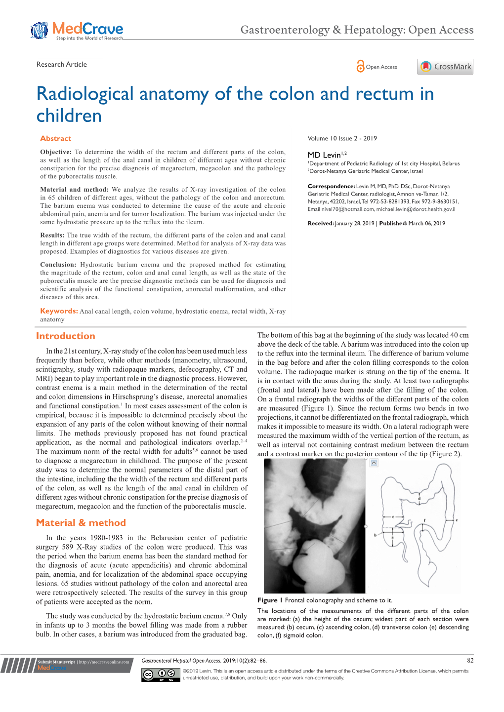 Radiological Anatomy of the Colon and Rectum in Children