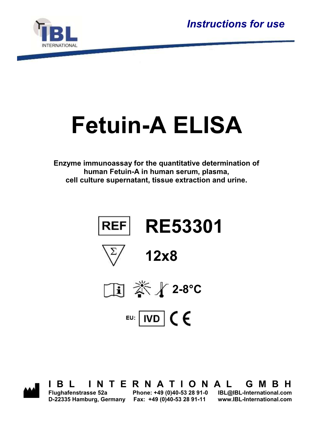 ELISA Kit for Human Fetuin
