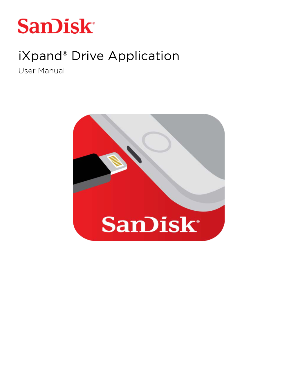 Sandisk Ixpand Drive Application User Manual