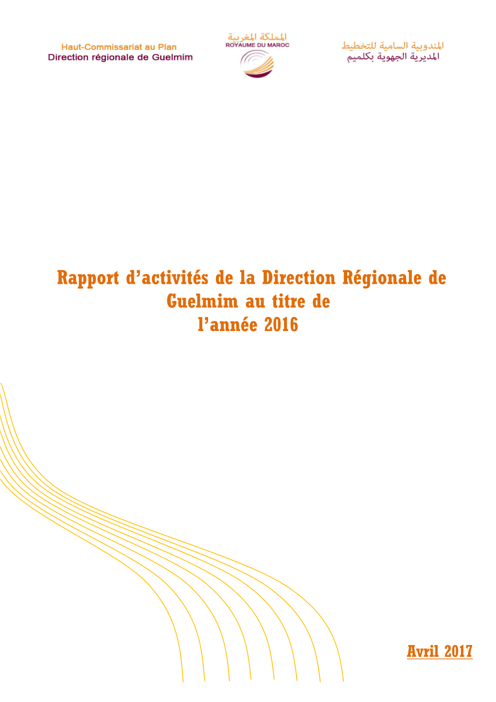 Rapport D'activités De La Dir Guelmim Port D'activités De La Direction