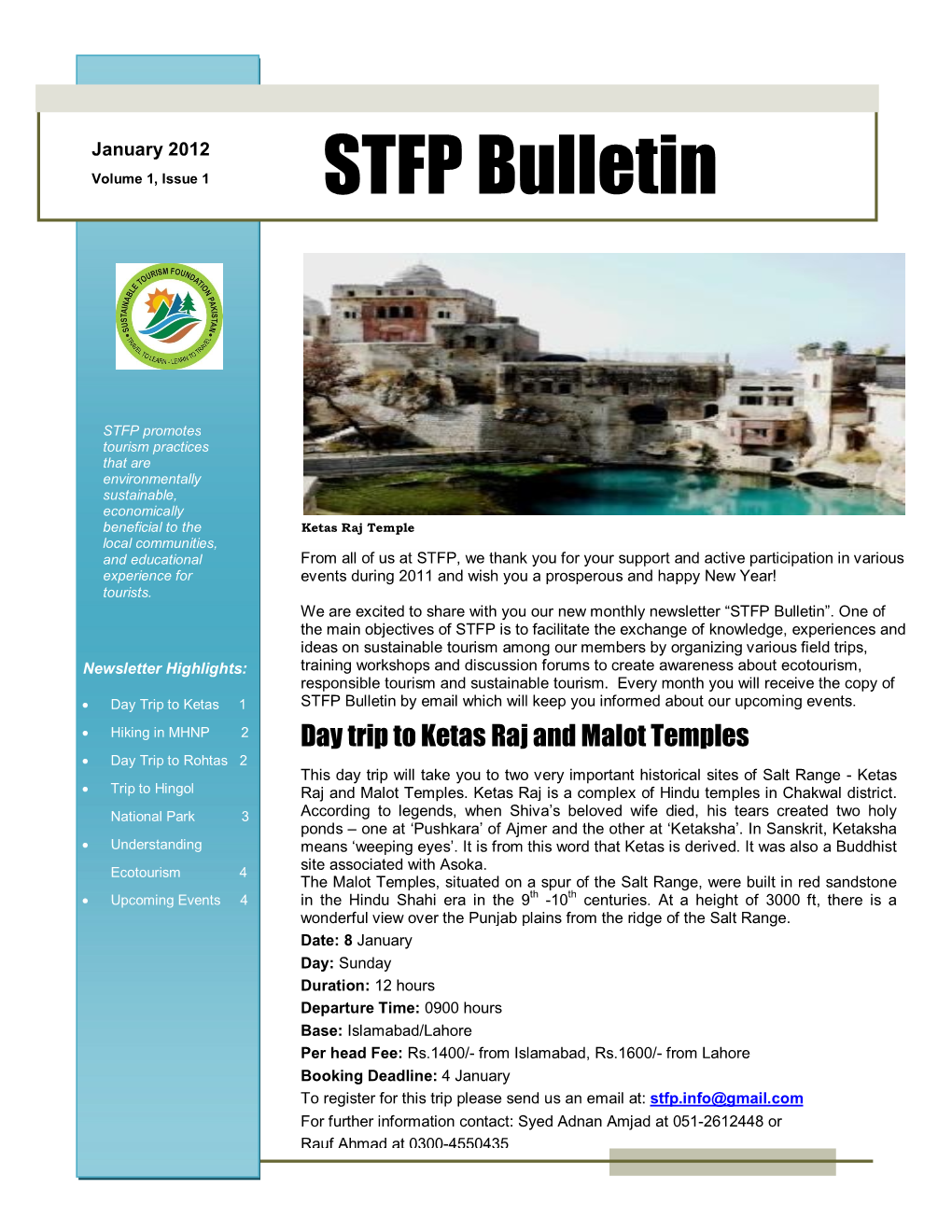 STFP Bulletin