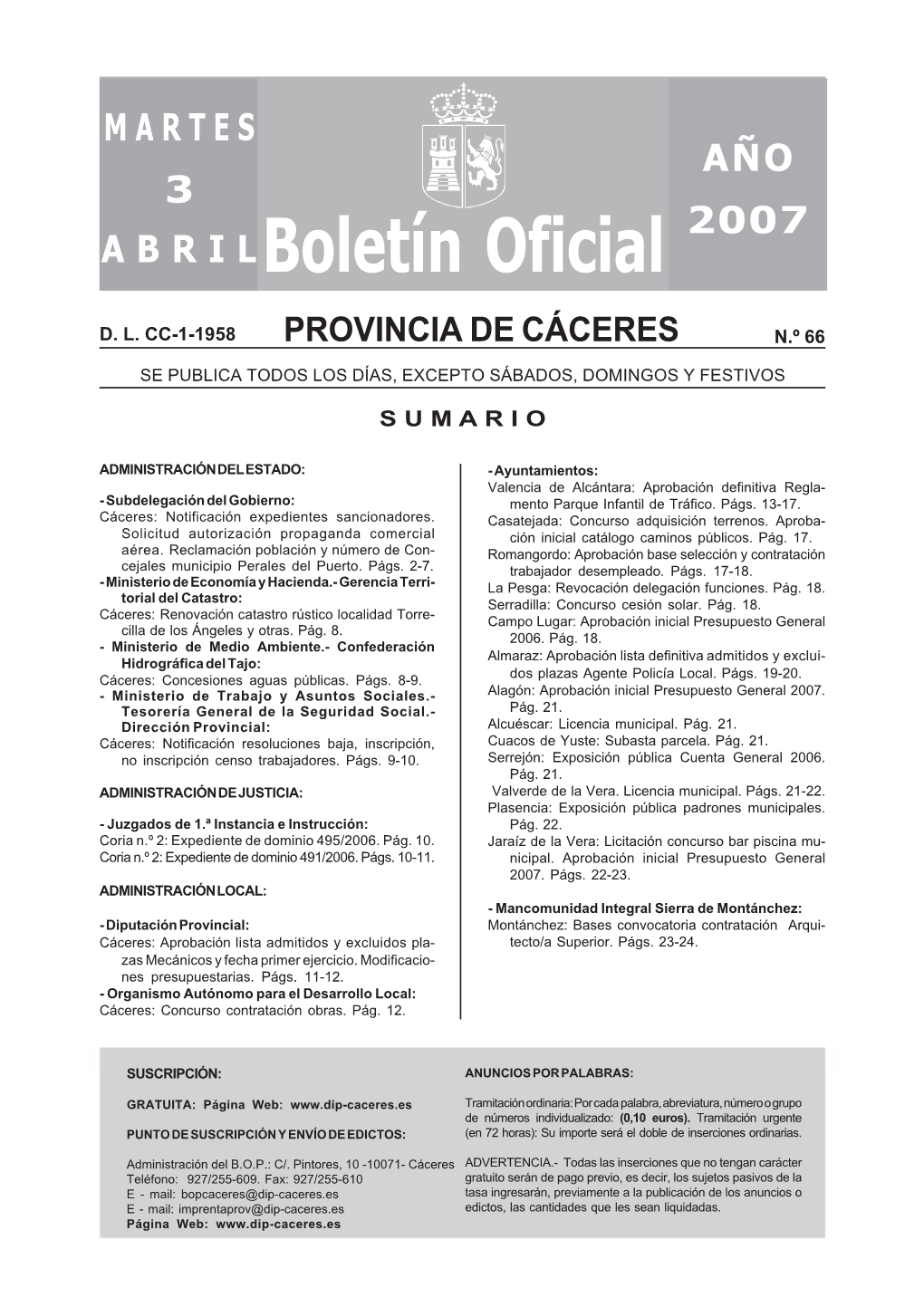 Boletín Oficial