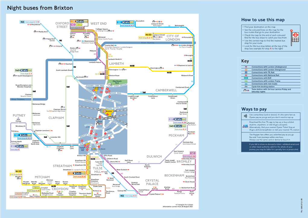 Night Buses from Brixton