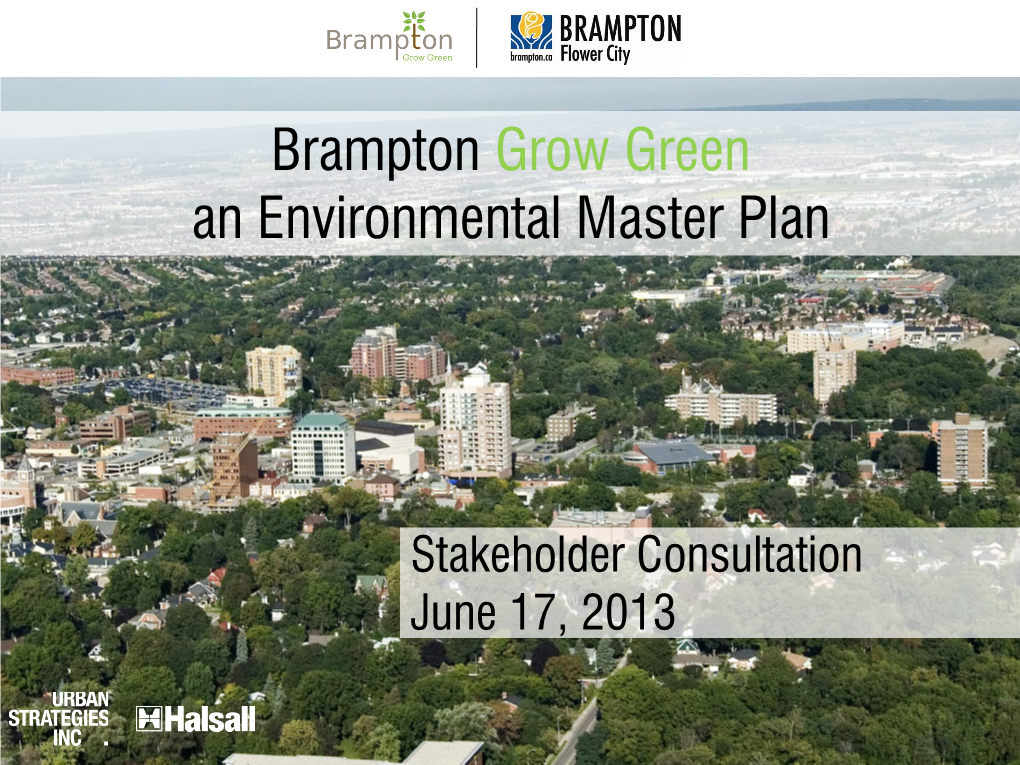 Brampton Grow Green an Environmental Master Plan