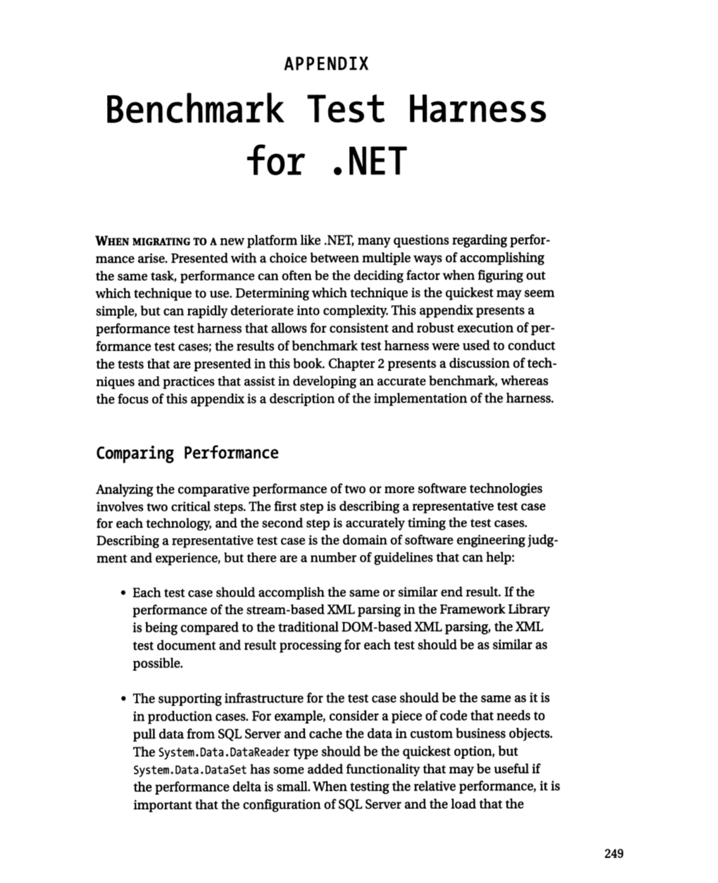 Benchmark Test Harness for .NET