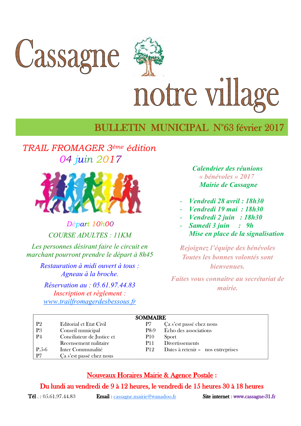 BULLETIN MUNICIPAL N°63 Février 2017