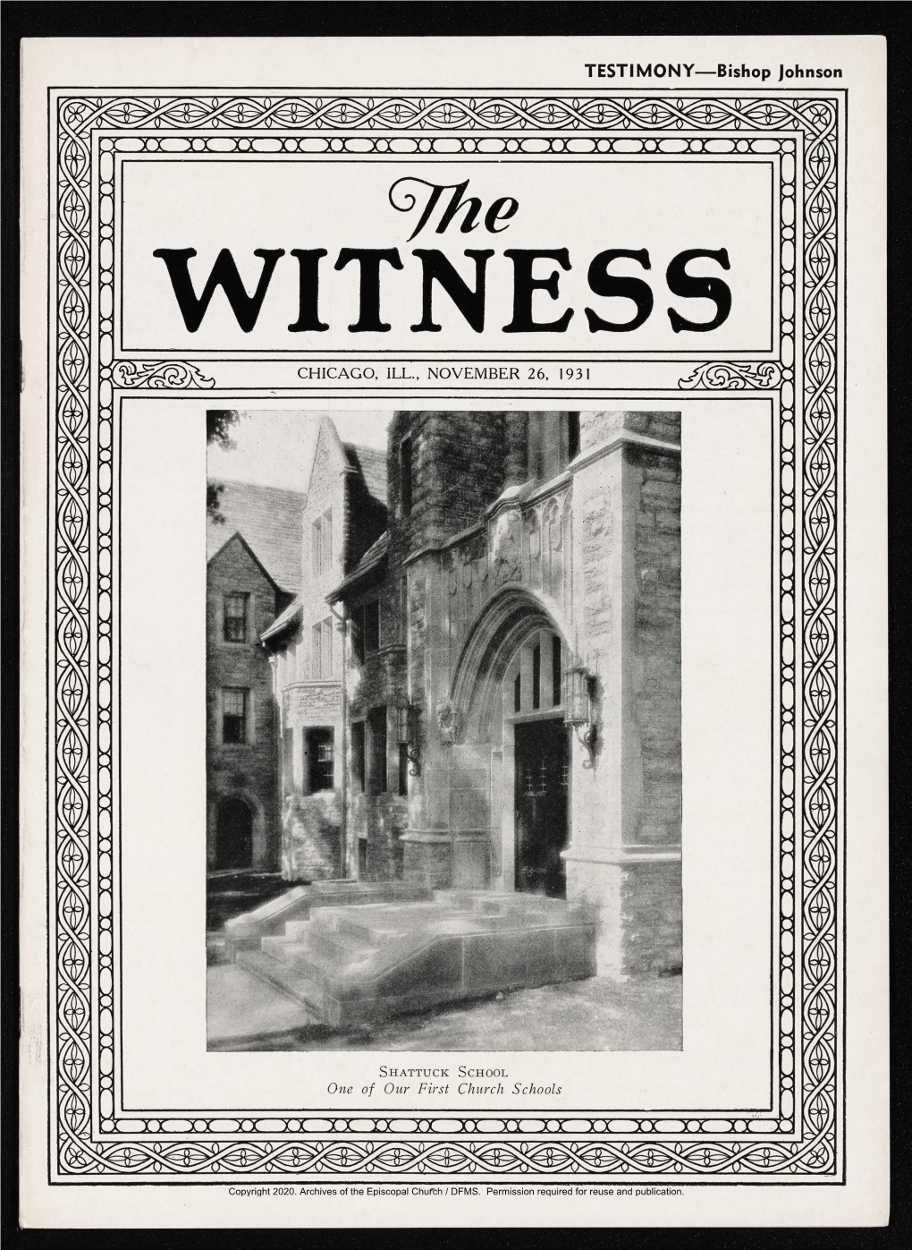 1931 the Witness, Vol. 16, No. 14