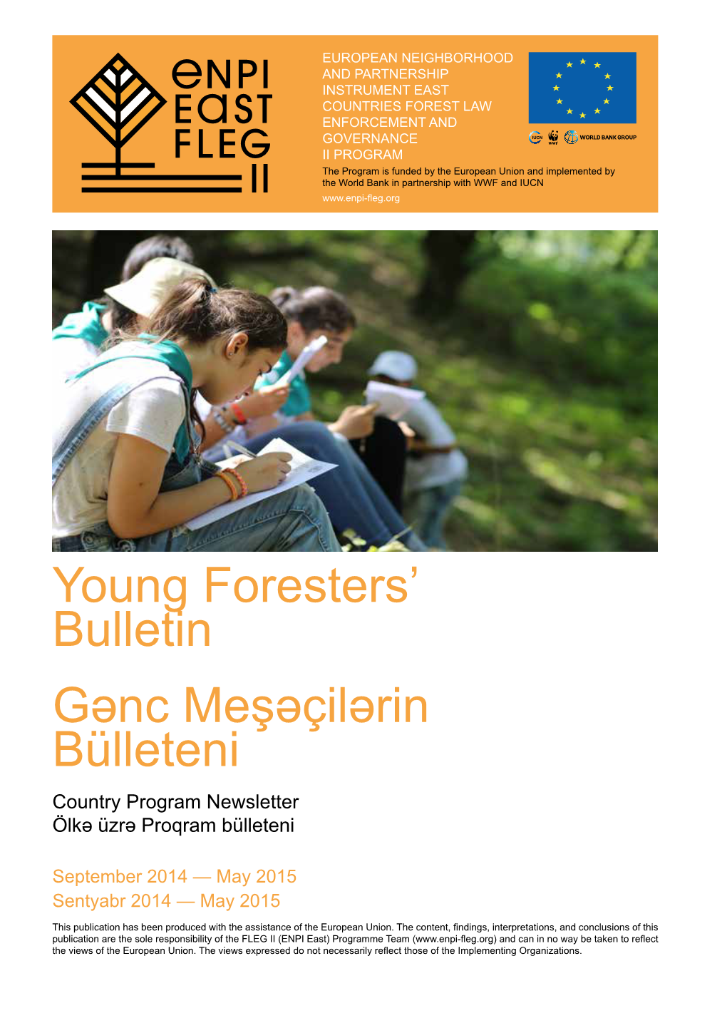 Young Foresters' Bulletin Gənc Meşəçilərin Bülleteni